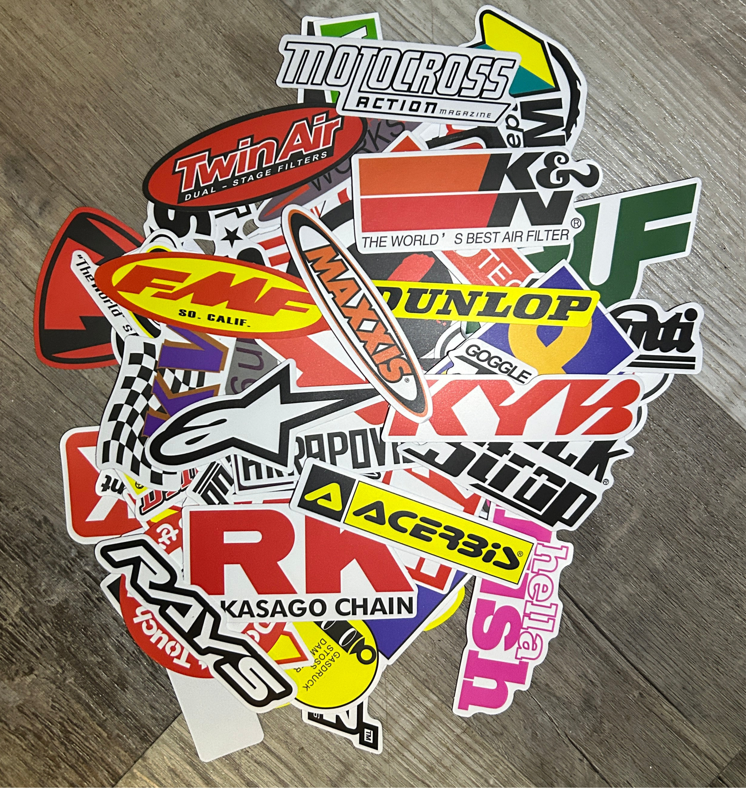 Assorted Moto Stickers